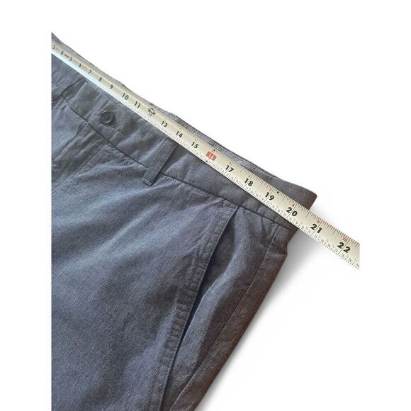 Roundtree & Yorke Men’s Flat Front Stretch Grey Chino Shorts Size 42 - Picture 3 of 7